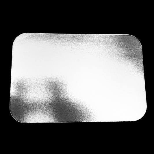 Foil-Laminated Board Lid Fit #4040 Pan (Tapa 4lbs Oblong Flat)