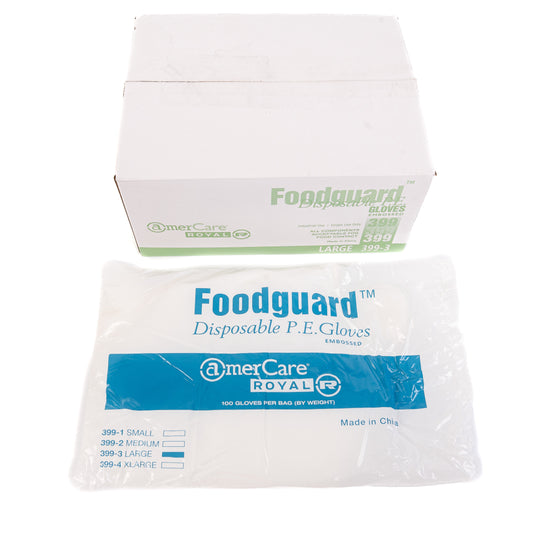 AmerCare Royal Foodguard Disposable Poly Gloves