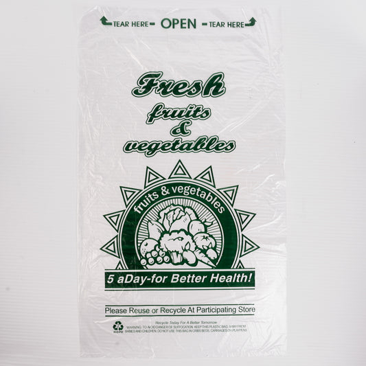 Produce Bags 12X20 Print 4/Rolls