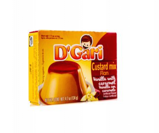 D'Gari Custard Mix Flan Con Caramelo 24/4.7oz