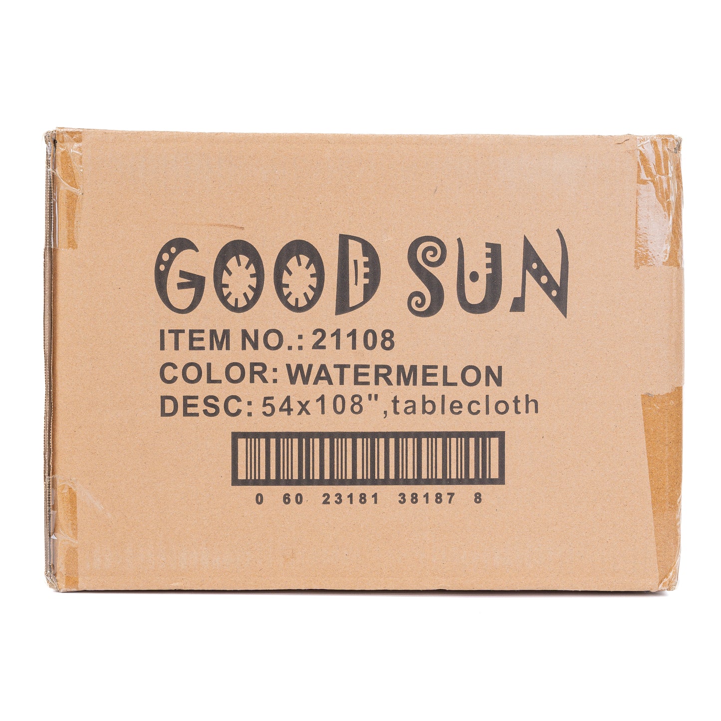 Good Sun Watermelon Party Plastic Tablecover 54"x108" 48/CT