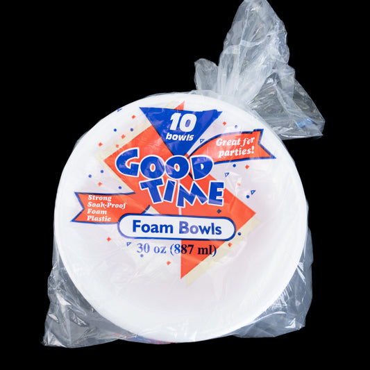 Good Time Foam Bowls 30/10oz