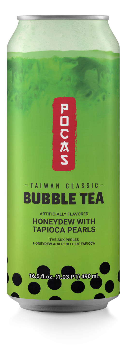 POCAS Bubble Tea Honeydew Tapioca Pearls 490ml