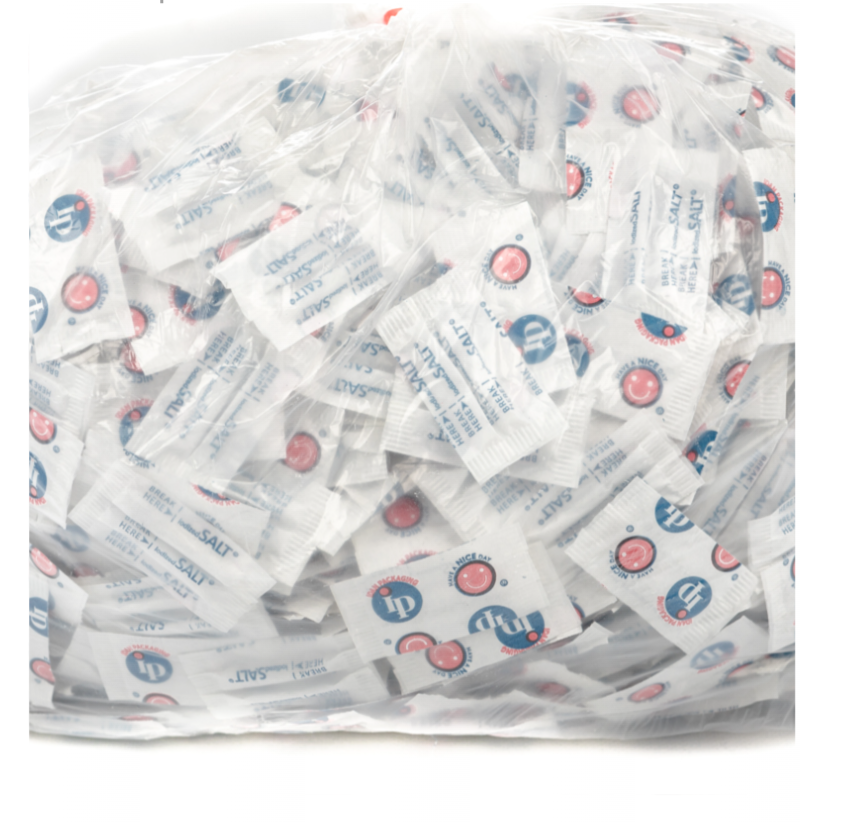 Salt packets Condiment(Sal De Paquetito)