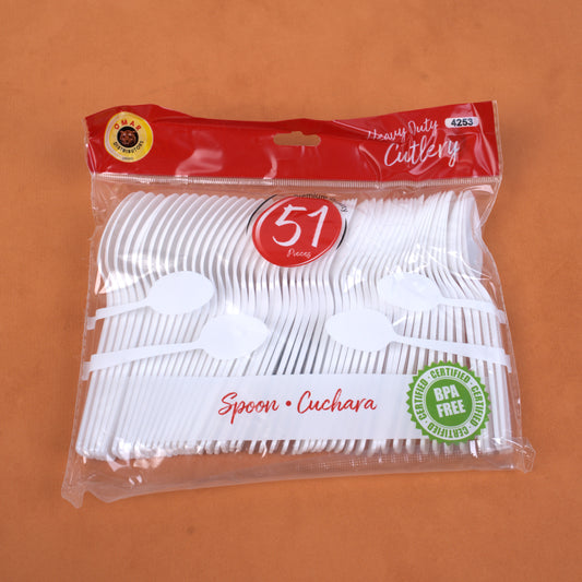 Spoons Heavy Duty Spoon Cuttlery 51 pcs (Cucharas 24/51ct)