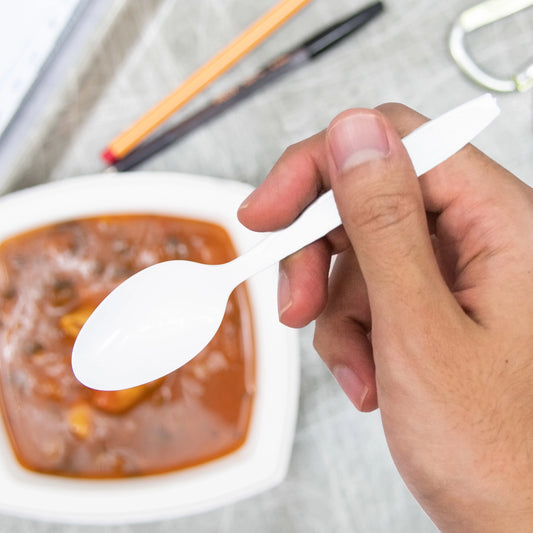 Heavy Weight PS Teaspoon White (Cucharas H.D)-1000