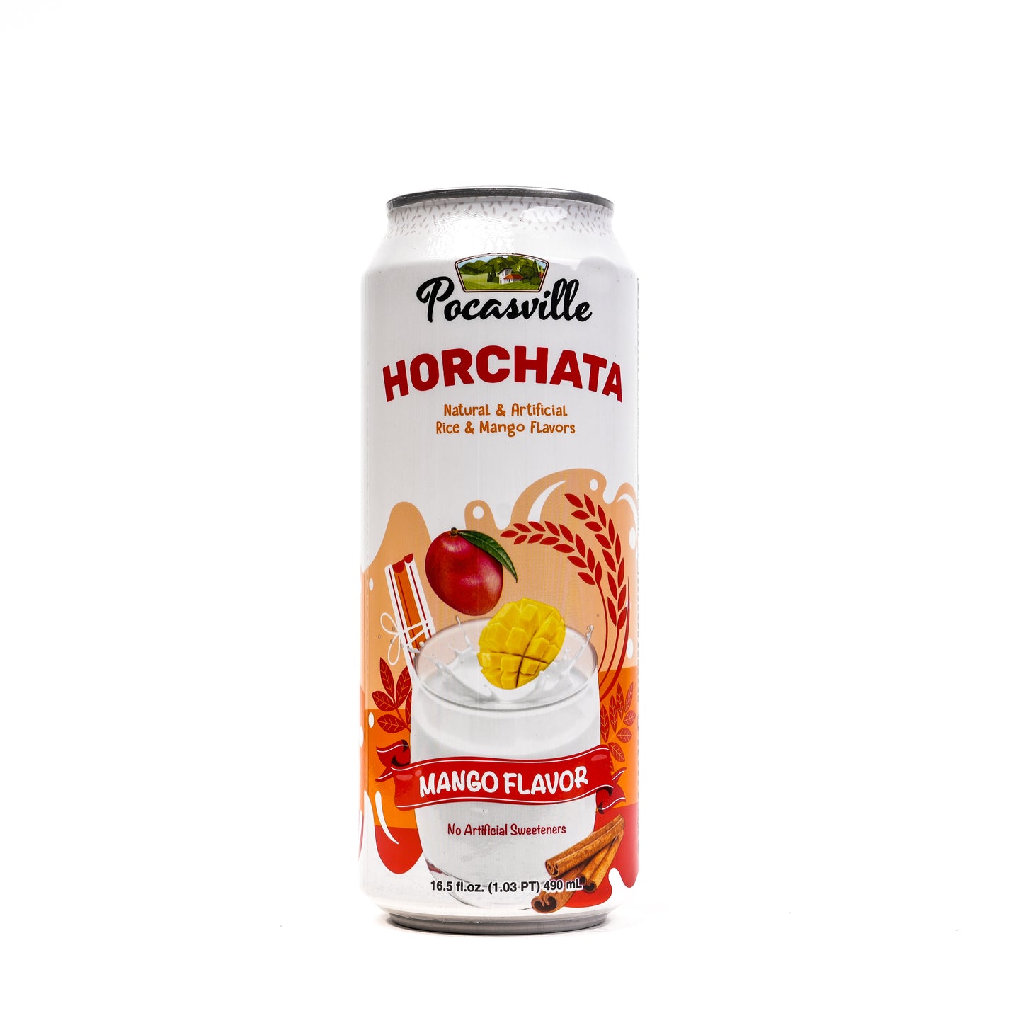 Pocasville Horchata Mango 12/490ml