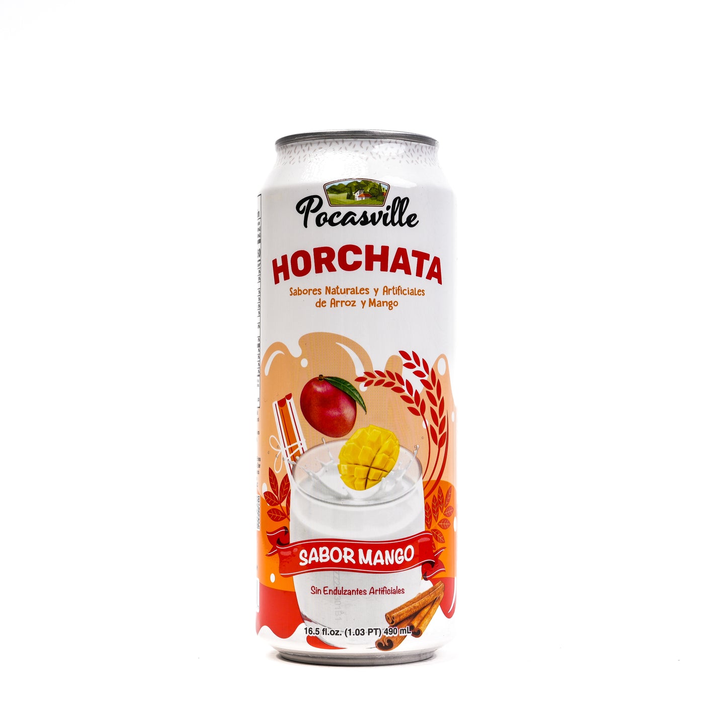Pocasville Horchata Mango 12/490ml