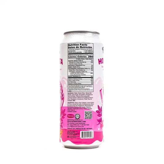 Pocasville Horchata Strawberry Cinnamon 12/490ml