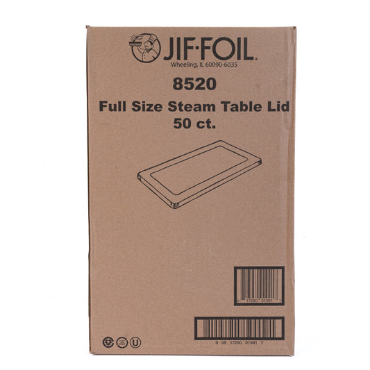 JIF FOIL 8520 Full Size Steam Table Lid 50ct