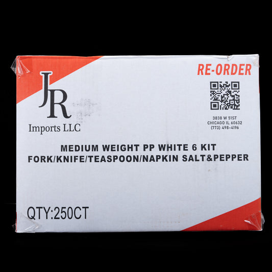 JR Imports Medium PP 6 Kit  Picknic Sets 250 ct