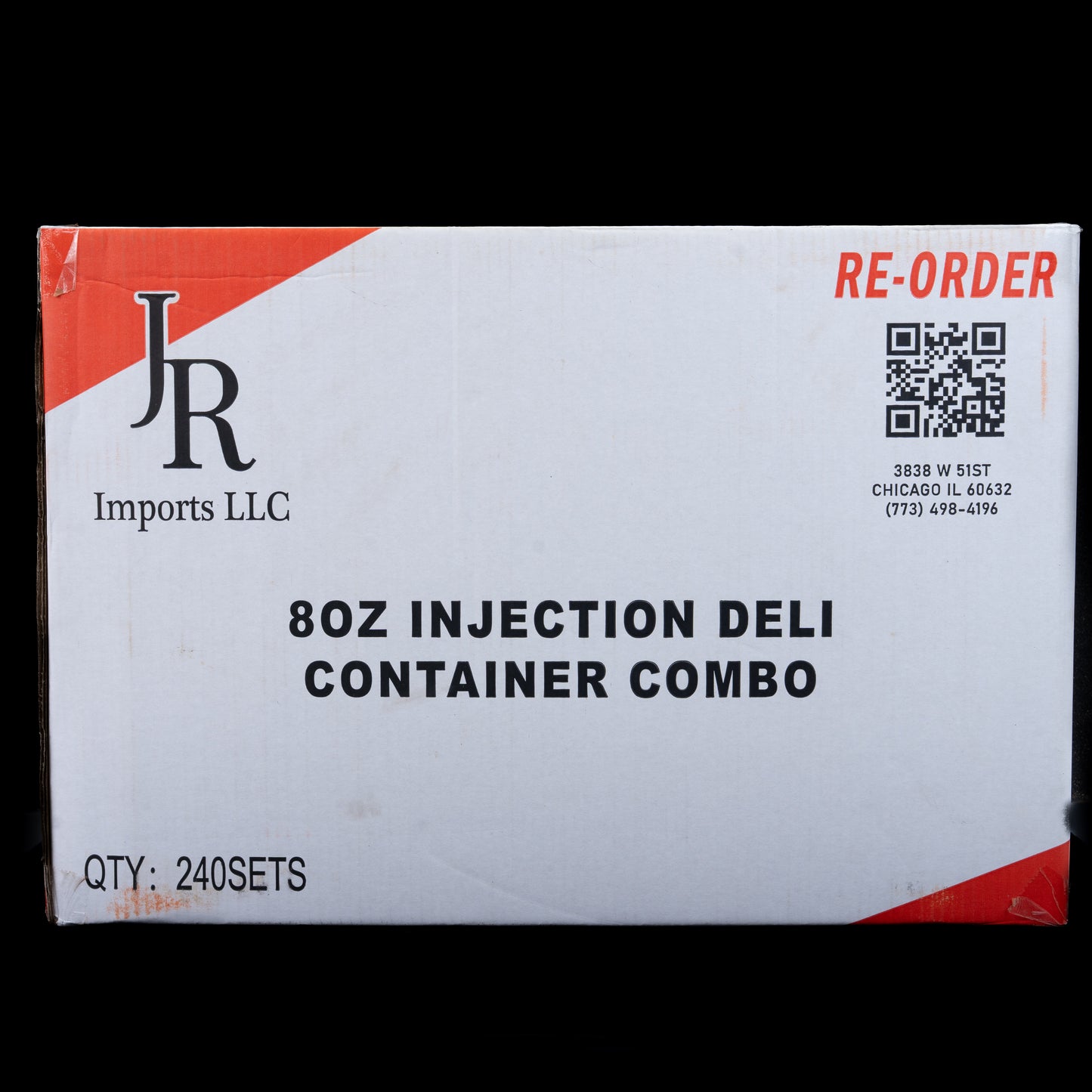 JR Imports Container H.D 8oz Combo 240ct