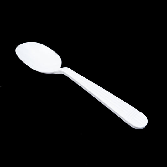 JR Imports Heavy Weight Soupspoon White Bulk 1000ct