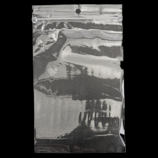 JR Imports 4X6 Polypropylene Zipper Bags with Hang Hole 2Mil / 1000pcs