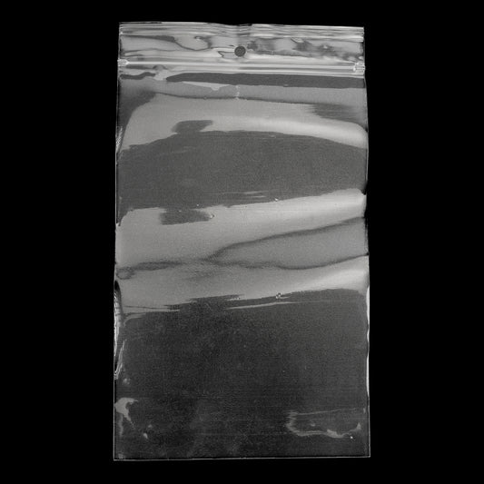 JR Imports 5X8 Polypropylene Zipper Bags with Hang Hole 2Mil / 1000pcs