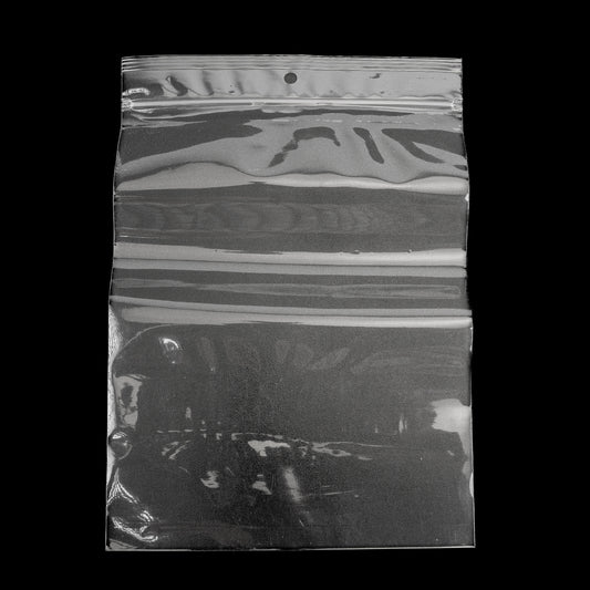 JR Imports 6X8 Polypropylene Zipper Bags with Hang Hole 2Mil / 1000pcs