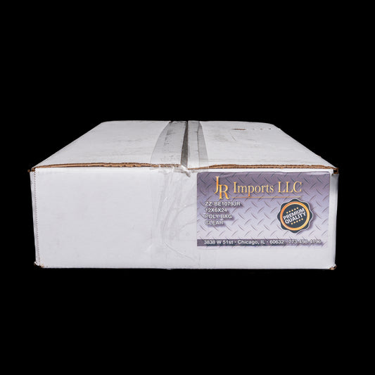 JR Imports Clear Poly Bag 12X6X24 1.0 MIL-500