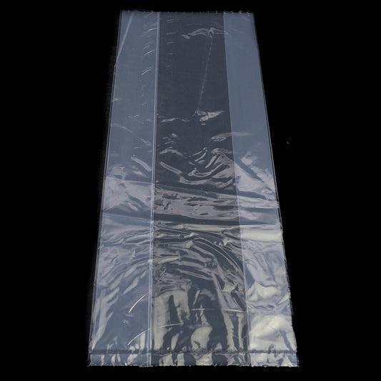 JR Imports Clear Poly Bag 6X3X15 2 MIL-1000