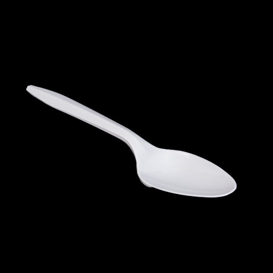 JR Imports Medium Weight White Teaspoon Bulk Pack 1000 pcs / Case