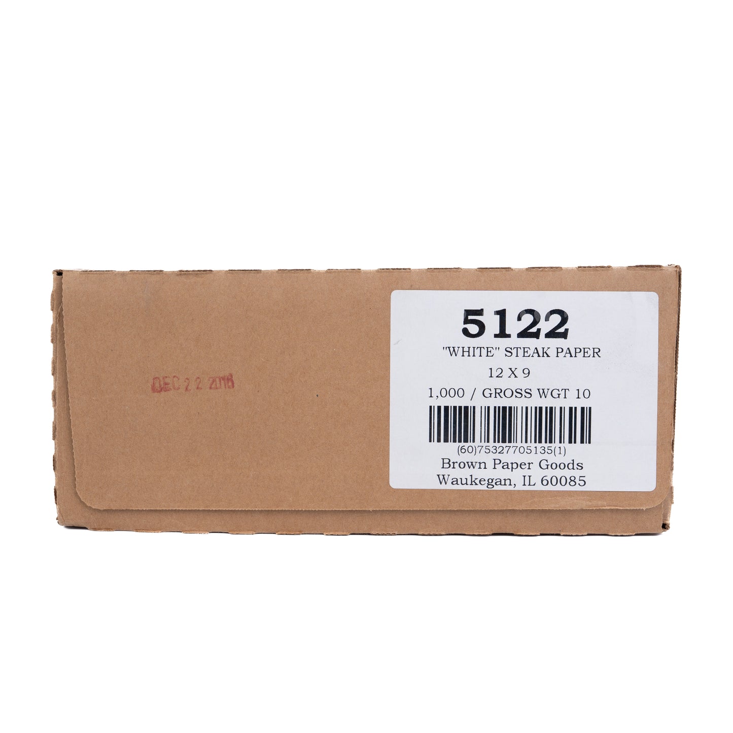 Brown Steak Paper White Steak Paper 9X12 1000 Sheets 5122