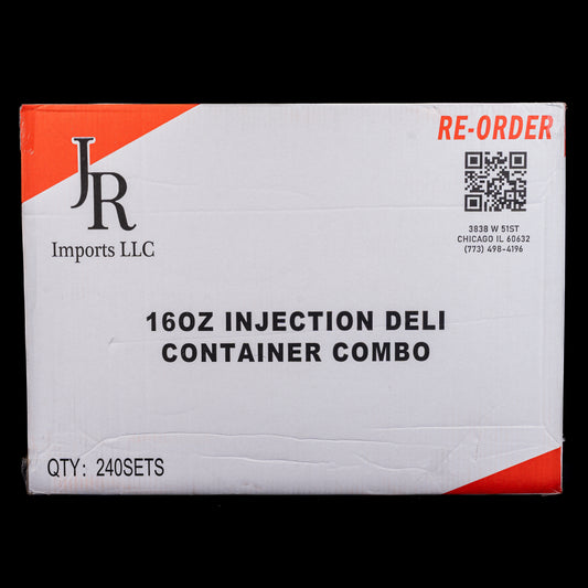 JR Imports Container 16oz H.D Combo 240ct