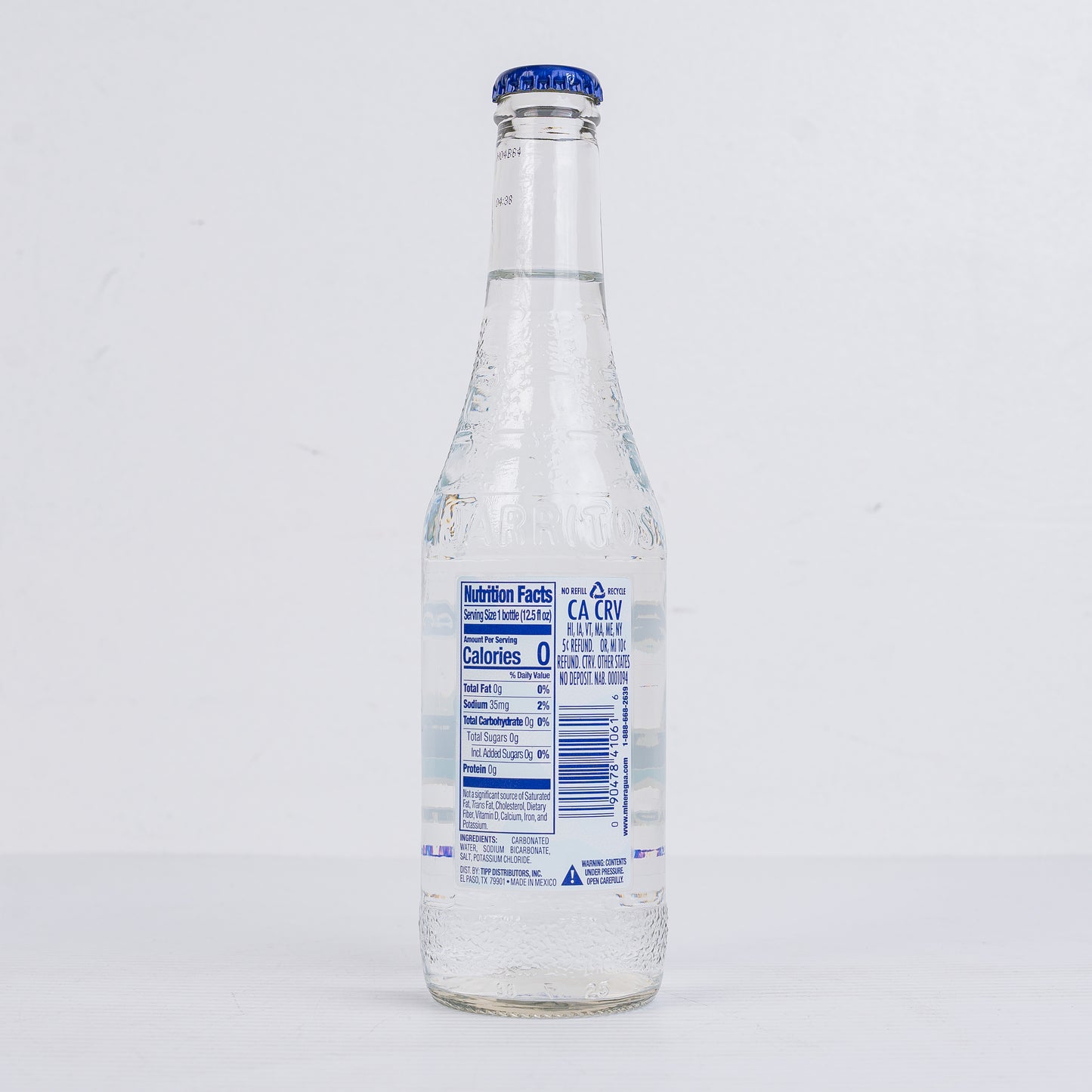 Jarritos Mineragua Sparkling Water 24/12 Fl oz