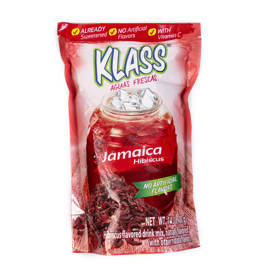 Klass Jamaica Hibiscus Aguas Frescas Flavored Drink Mix 18/14.1 oz