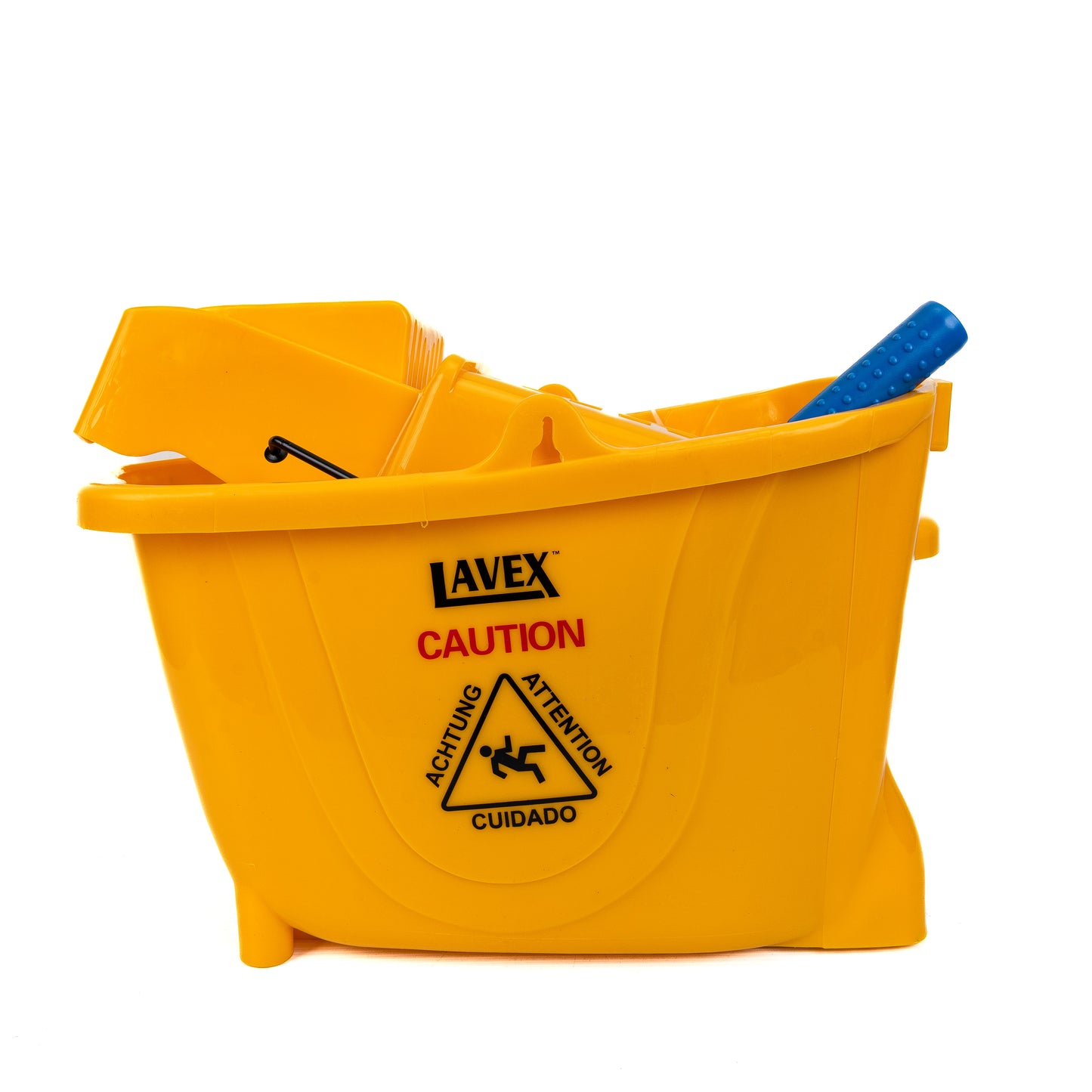 Lavex Yellow Mop Bucket Side Press Wringer 35 Qt