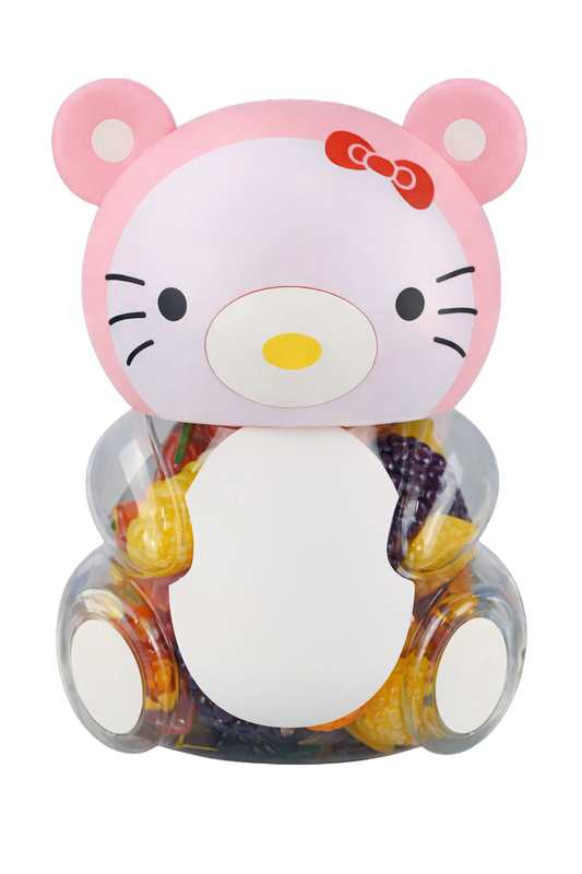 POCAS Juicy Chew Animal Jar Jellies 6/28 oz (CAT)
