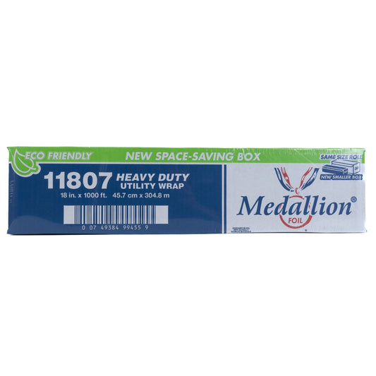 Medalion Aluminum Foil Heavy Duty Utility Wrap 11807 18in x 1000 ft