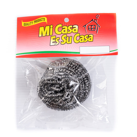 Mi Casa Es Su Casa Metal Scrubber Fibra De Acero Jumbo