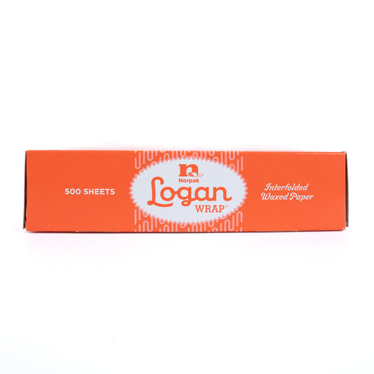 Norpak Logan Wrap Interfolded Waxed Paper 8X10 3/4   12/500 Sheets