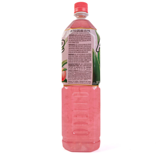 OKF Aloe Peach Naturally and Artificially Flavored Drinks 12/1.5 L