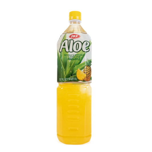 OKF Aloe Pineapple Naturally and Artificially Flavored Drinks 12/1.5 L