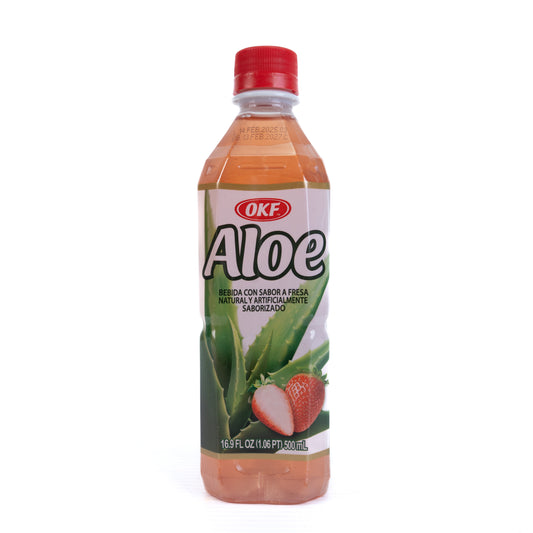 OKF Aloe Strawberry Flavored Drinks 20/16.9 oz