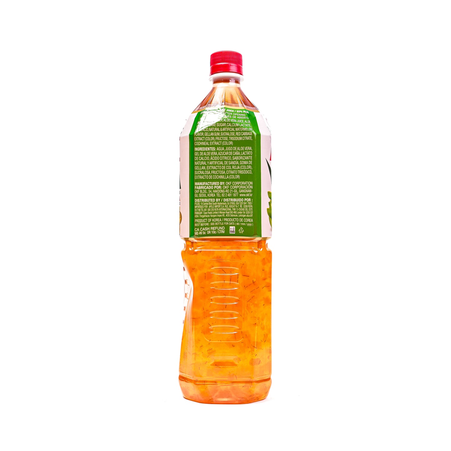 OKF Aloe Watermelon Naturally and Artificially Flavored Drinks 12/1.5L