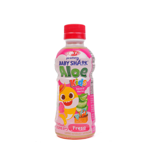OKF BABY SHARK ALOE KIDS (STRAWBERRY) 24/240 ML