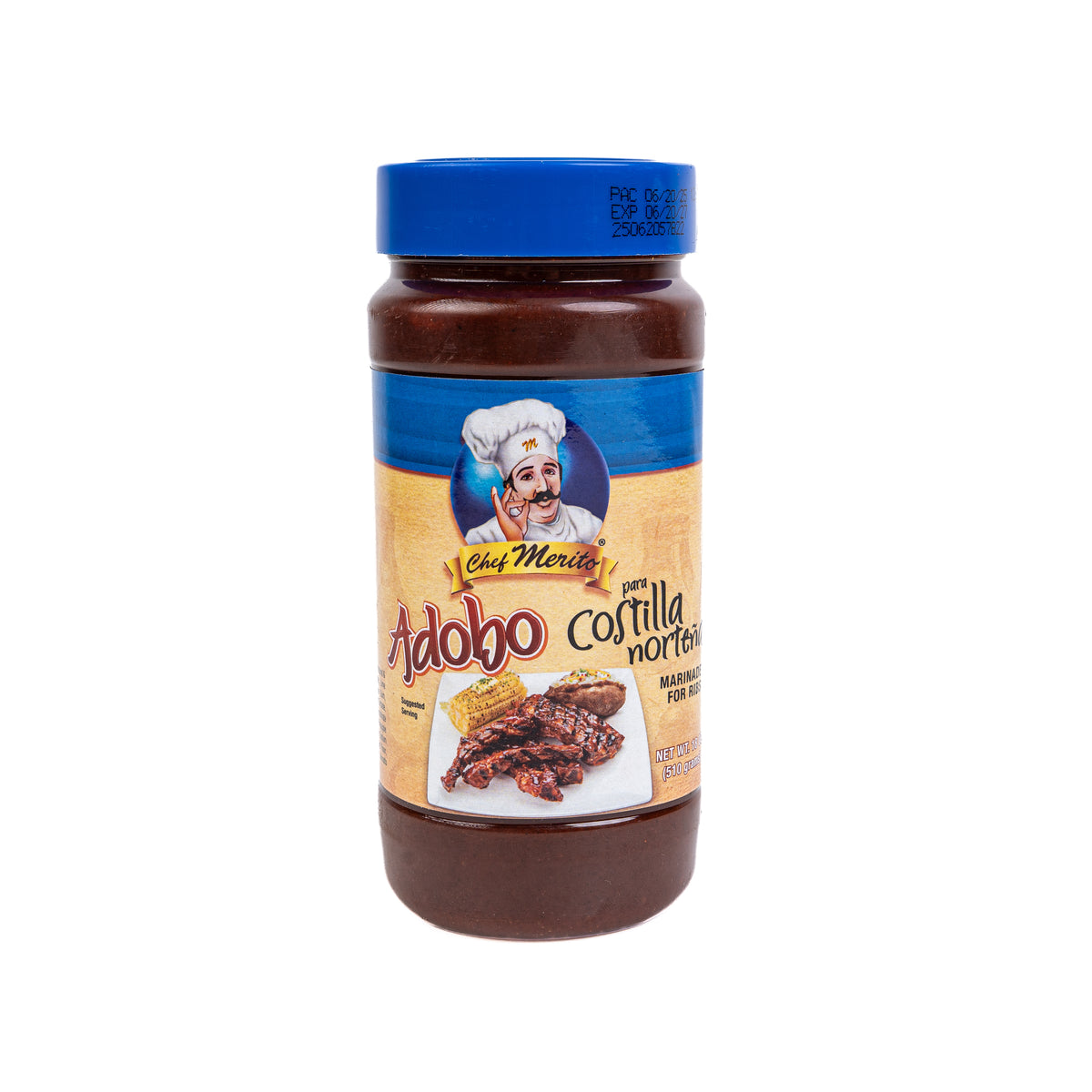 Chef Merito Adobo Costilla Nortena 6/18OZ
