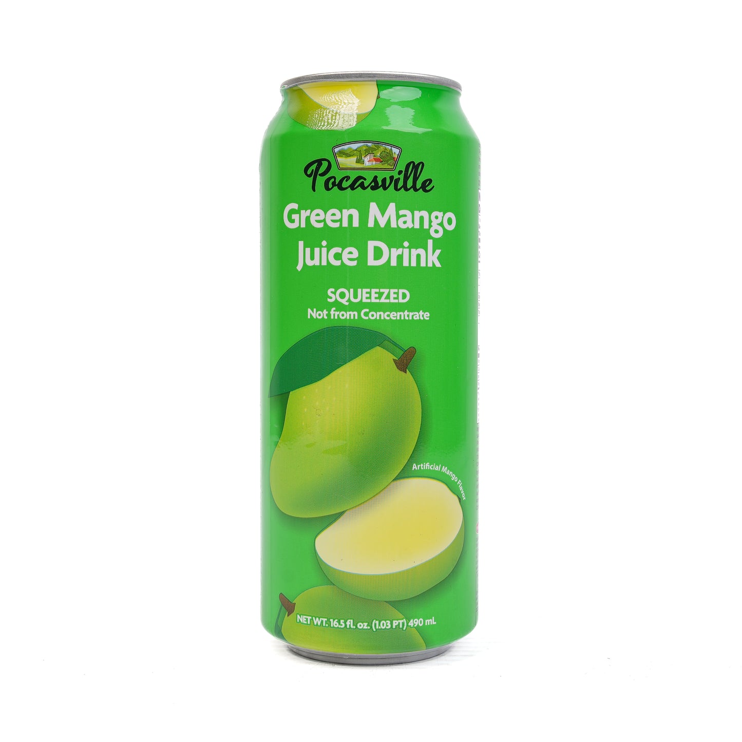 POCAS Green Mango Juice Drink Squeezed 12/16.5 fl oz