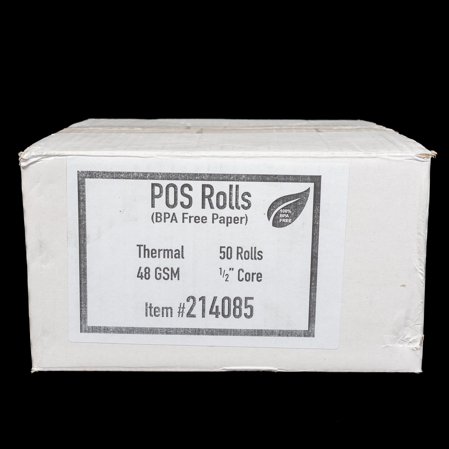 POS Rolls BPS Free Paper Thermal 48 GSM 2/1/4X85 FT 50 Rolls