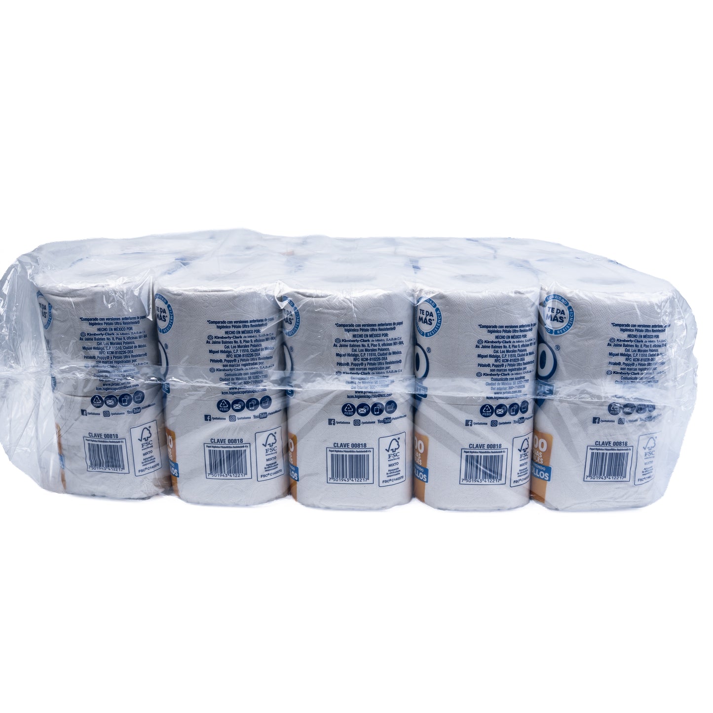 Petalo Bath Tissue 2 Ply Ultra Resistente 10/4rls