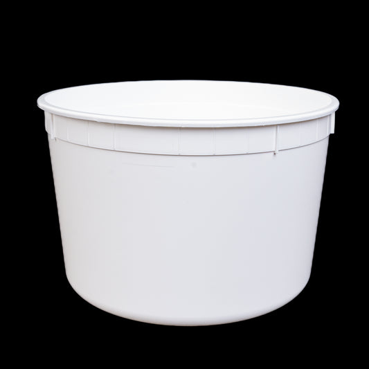 Placon White Plastic Food/Deli Container 1/2 Gal-200