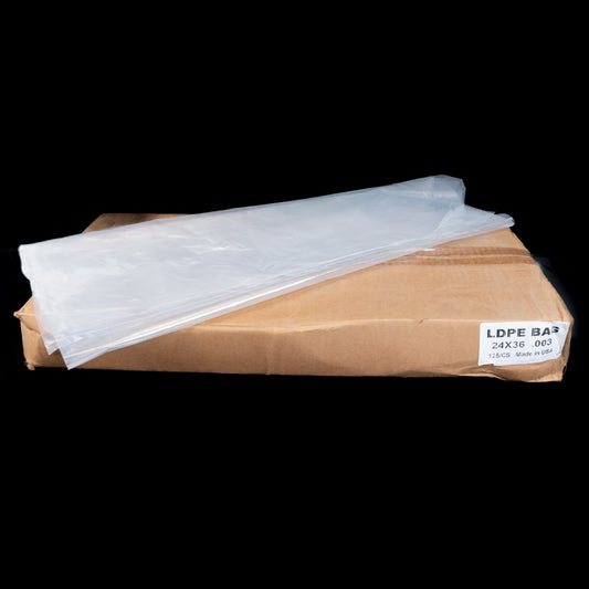 Poly Bag 24x36 125/CS Box 3 MIL