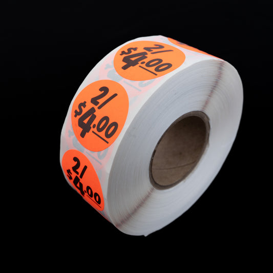 Price Labels 2 / $ 4.00