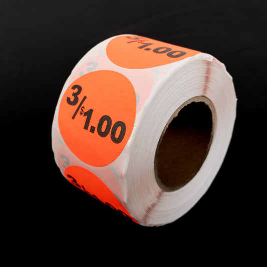 Price Labels 3 / $ 1.00