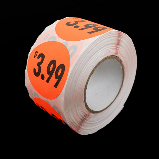 Price Labels $ 3.99