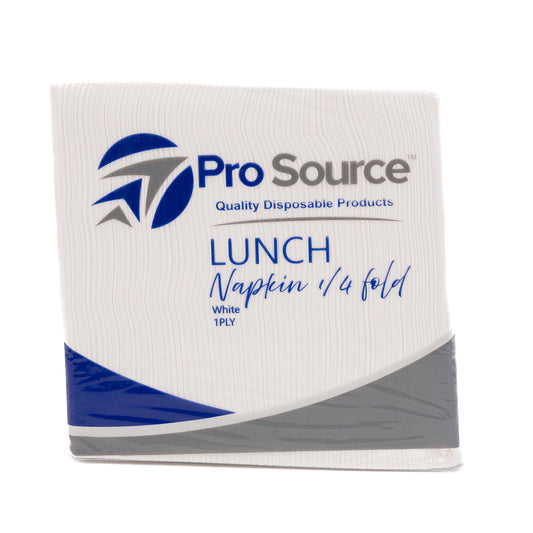 ProSource 1 Ply Lunch Napkin 1/4 Fold 12X500 Count