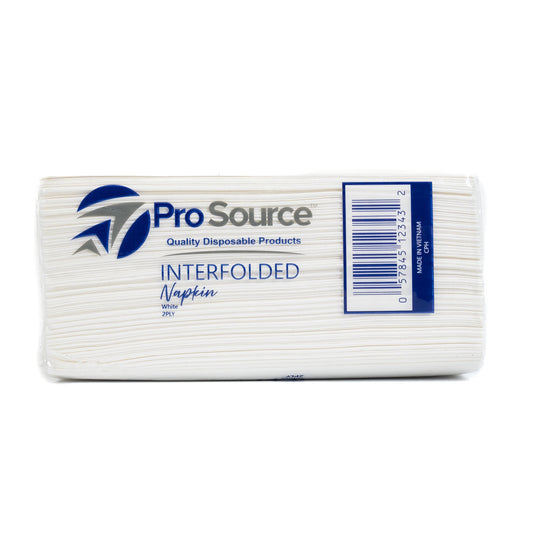 Pro Source Interfolded Napkin White 2 Ply. (Servilleta Serve One)