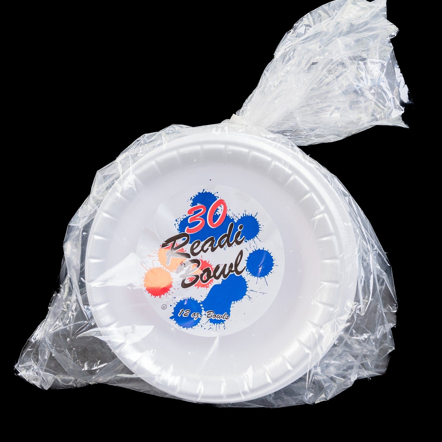 Readi White Foam Bowl 12oz(18X30)