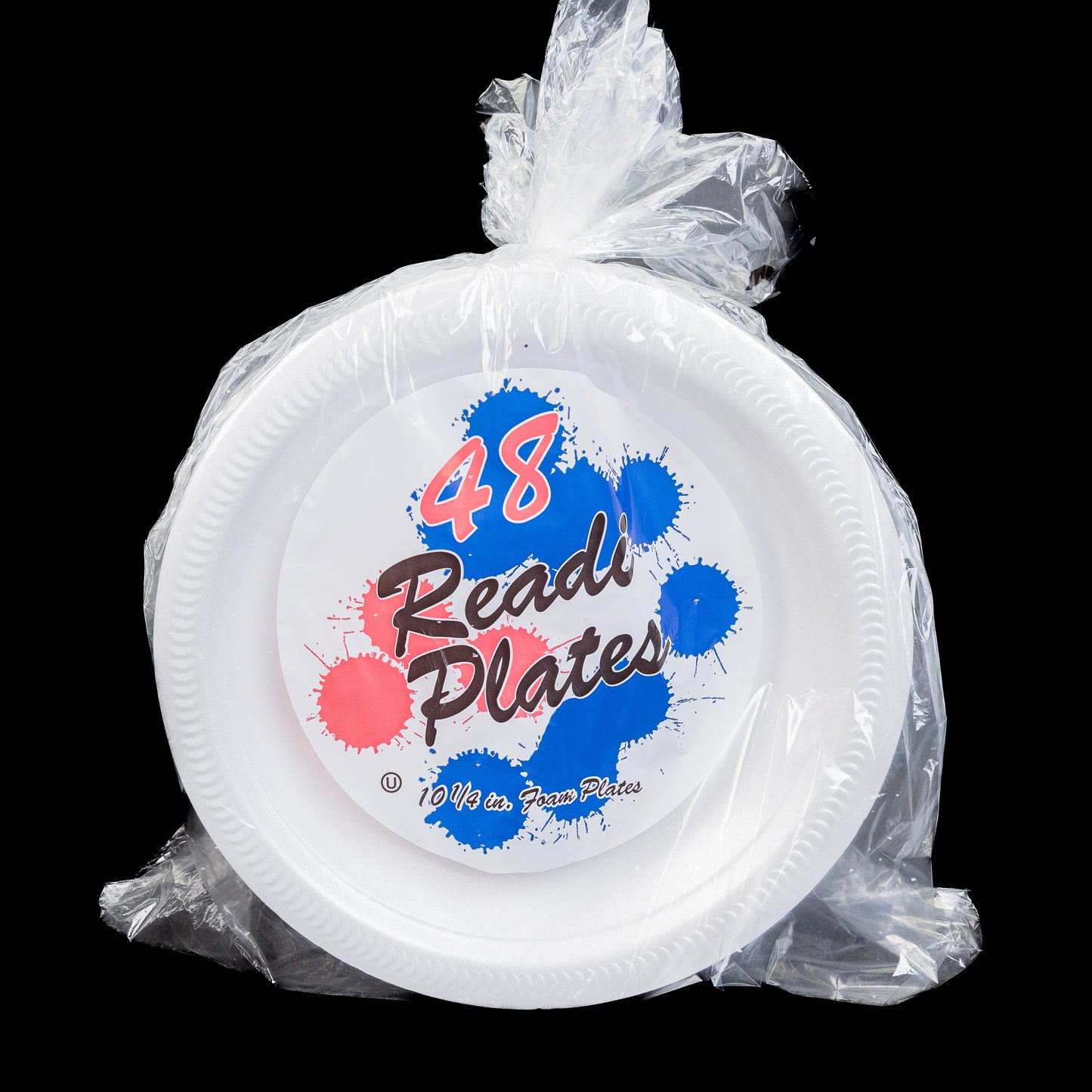 Readi White Foam Plates 10 1/4 (12X48)